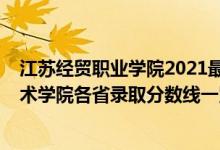 江苏经贸职业学院2021最低投档线（2019江苏经贸职业技术学院各省录取分数线一览表）