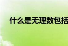 什么是无理数包括哪些（什么是无理数）