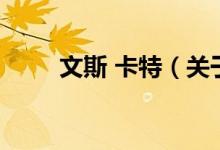 文斯 卡特(关于文斯 卡特的介绍)