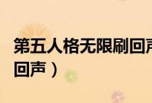 第五人格无限刷回声辅助器(第五人格无限刷回声)