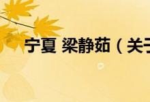 宁夏 梁静茹（关于宁夏 梁静茹的介绍）