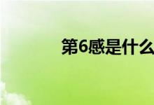 第6感是什么意思啊(第6感)