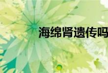 海绵肾遗传吗（海绵肾严重吗）