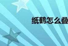 纸鹤怎么叠（纸鹤怎么叠）