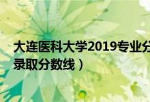 大连医科大学2019专业分数线（2019年大连医科大学各省录取分数线）