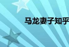 马龙妻子知乎（马龙妻子简历）