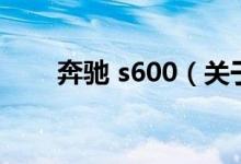 奔驰 s600（关于奔驰 s600的介绍）