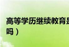 高等学历继续教育是什么（继续教育学历有用吗）