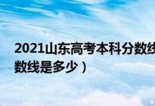 2021山东高考本科分数线编导专业（2021山东高考本科分数线是多少）