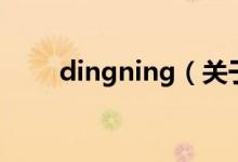dingning（关于dingning的介绍）