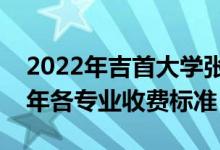 2022年吉首大学张家界学院学费多少钱（一年各专业收费标准）