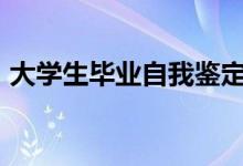 大学生毕业自我鉴定500字（自我鉴定范文）