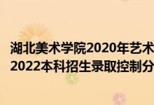 湖北美术学院2020年艺术类本科录取分数线（湖北美术学院2022本科招生录取控制分数线是多少）