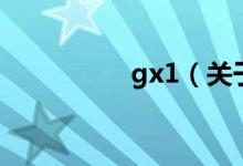 gx1（关于gx1的介绍）