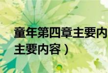 童年第四章主要内容概括50字（童年第四章主要内容）